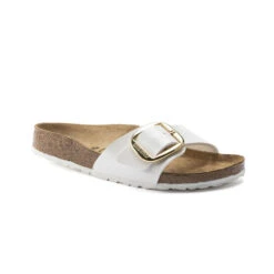 Sandales Femme Birkenstock Madrid Big Buckle Birko-Flor Patent