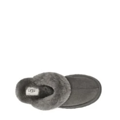 Pantoufles Femme Ugg Disquette Charcoal -Gioseppo Chaussure Boutique 1122550 CHRC 4