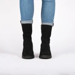 Bottes En Daim Femme Blackstone WL37 -Gioseppo Chaussure Boutique blackstone wl37.blk 1