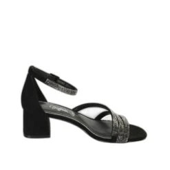 Sandales à Talon Daim Femme Buffalo Lilly Glam -Gioseppo Chaussure Boutique buffalo 1650016 black 1