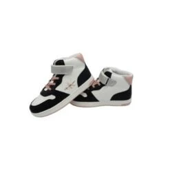 Baskets Montantes Lacets/velcro Enfant Calvin Klein Black/white/pink -Gioseppo Chaussure Boutique calvin klein v1a9 80241 1355y058 noir blanc rose 2