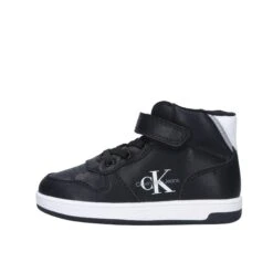 Baskets Montantes Lacets/velcro Enfant Calvin Klein Black/white