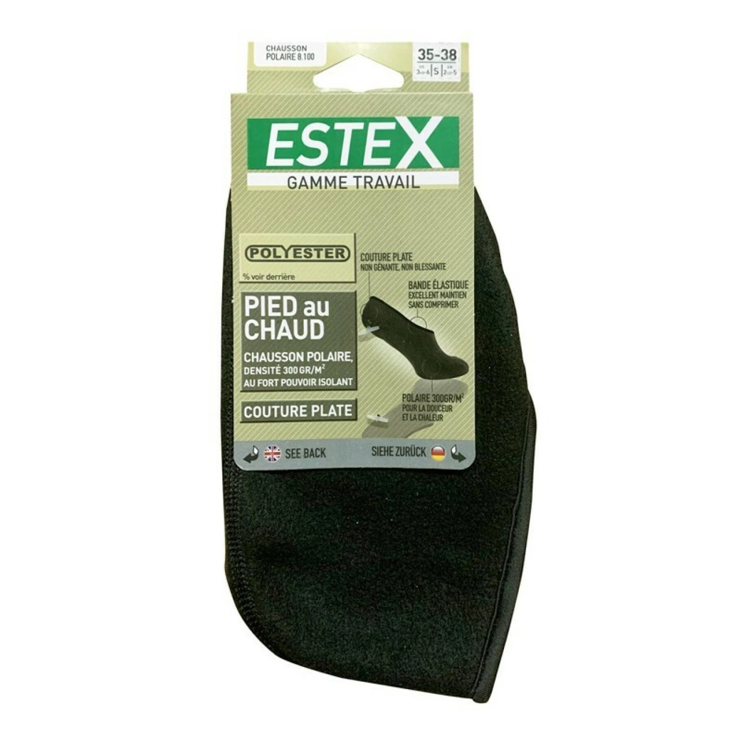 Chaussons Polaire Estex 3 Chaussons Polaire Estex