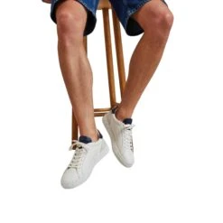 Baskets Faguo Ebony Leather Suede -Gioseppo Chaussure Boutique faguo s23cg3204 ecr10 blanc bleu 6